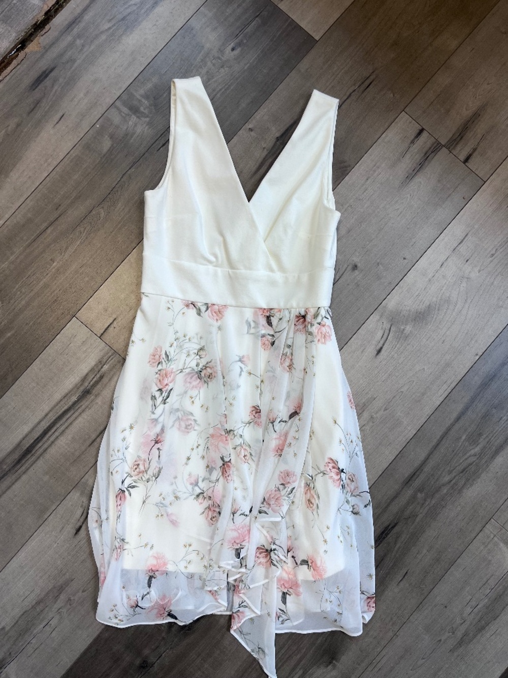 EVER NEW joanna floral white dress